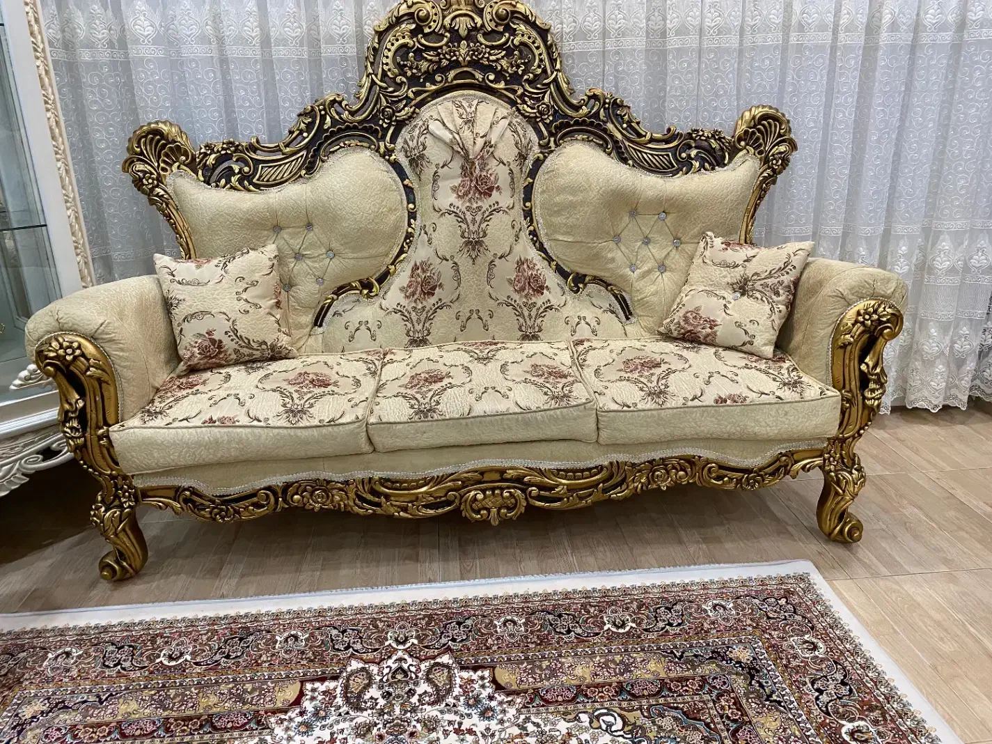 فروش مبلمان ۹نفره،بوفه،اینه شمعدان|مبلمان خانگی و میز عسلی|میاندوآب, |دیوار