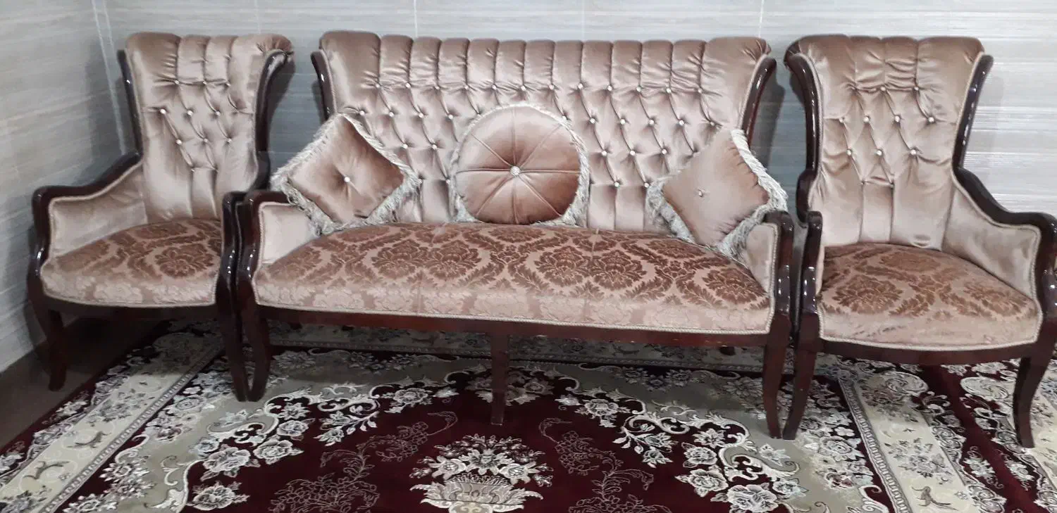 قیمت مبل ۹ نفره ۳۰ میلیون|مبلمان خانگی و میز عسلی|خرقان, |دیوار