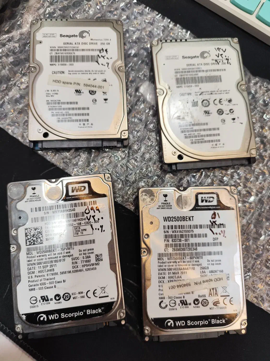 هارد ۲۵۰ گیگ لپ تاپ سلامت ۱۰۰|قطعات و لوازم جانبی رایانه|مشهد, جانباز|دیوار