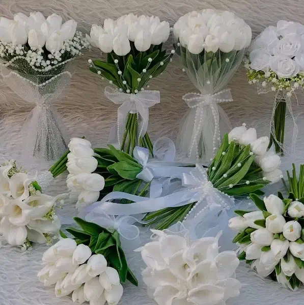دسته گل لاله لمسی با ارسال رایگان|گل مصنوعی|تهران, شوش (باغ آذری)|دیوار