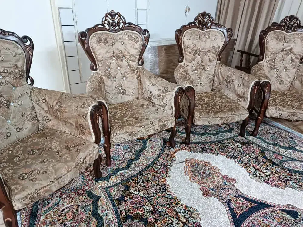 مبل سلطنتی ۹ نفره|مبلمان خانگی و میز عسلی|ساوه, |دیوار