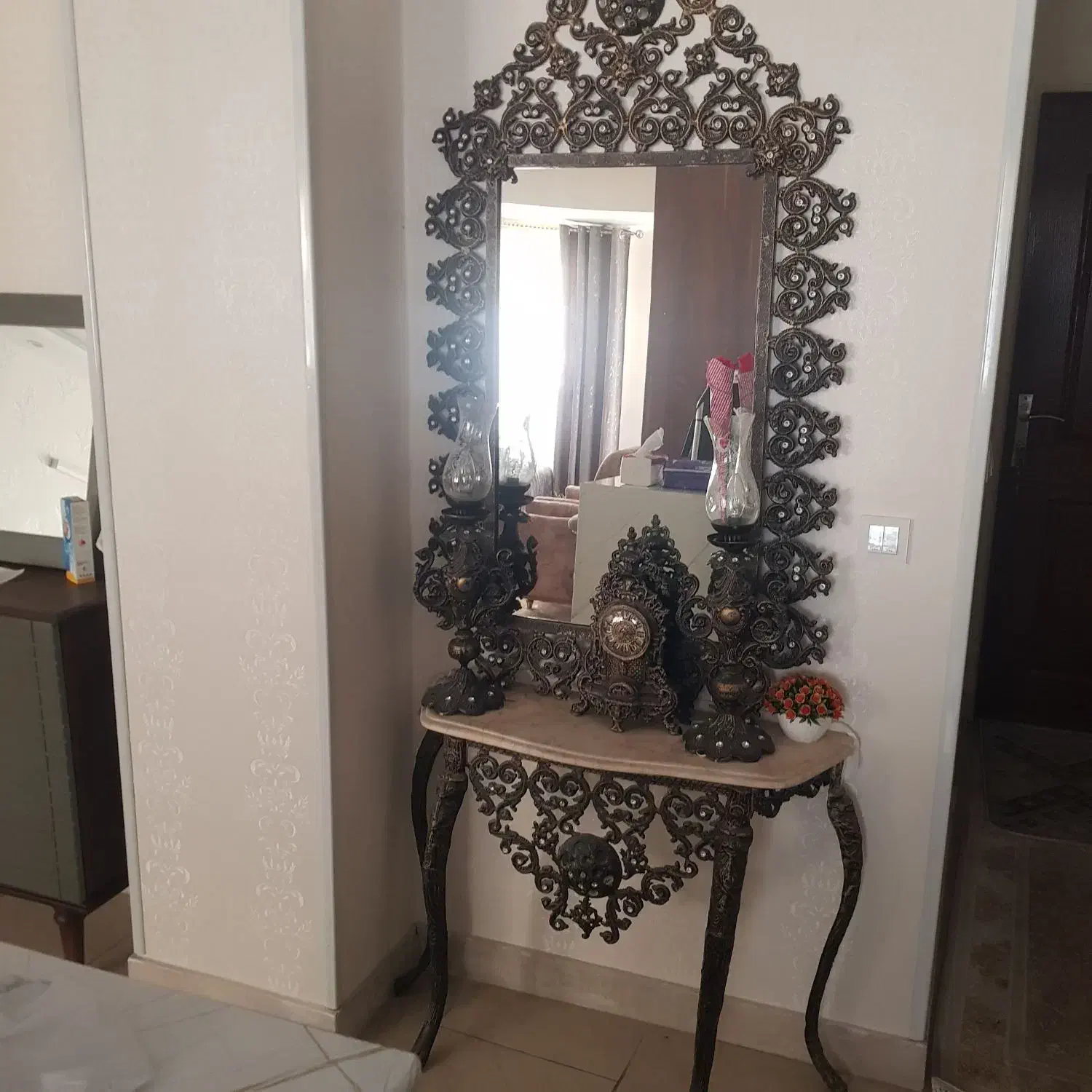 آیینه شمعدان|صنایع دستی و سایر لوازم تزئینی|پاکدشت, شهرک امام رضا|دیوار