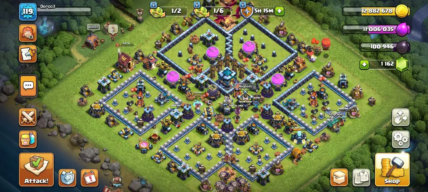 اکانت کلش|کنسول، بازی ویدئویی و آنلاین|ورزقان, |دیوار