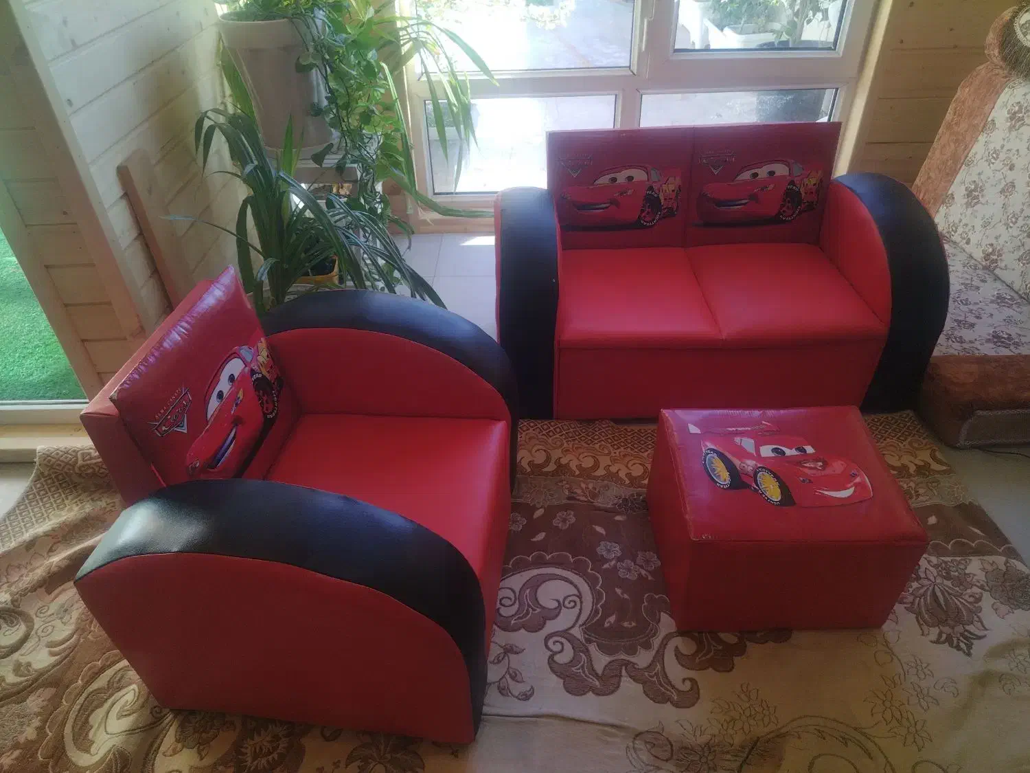 مبلمان بچه سه نفره 2500|تخت و صندلی بچه|کنگاور, |دیوار