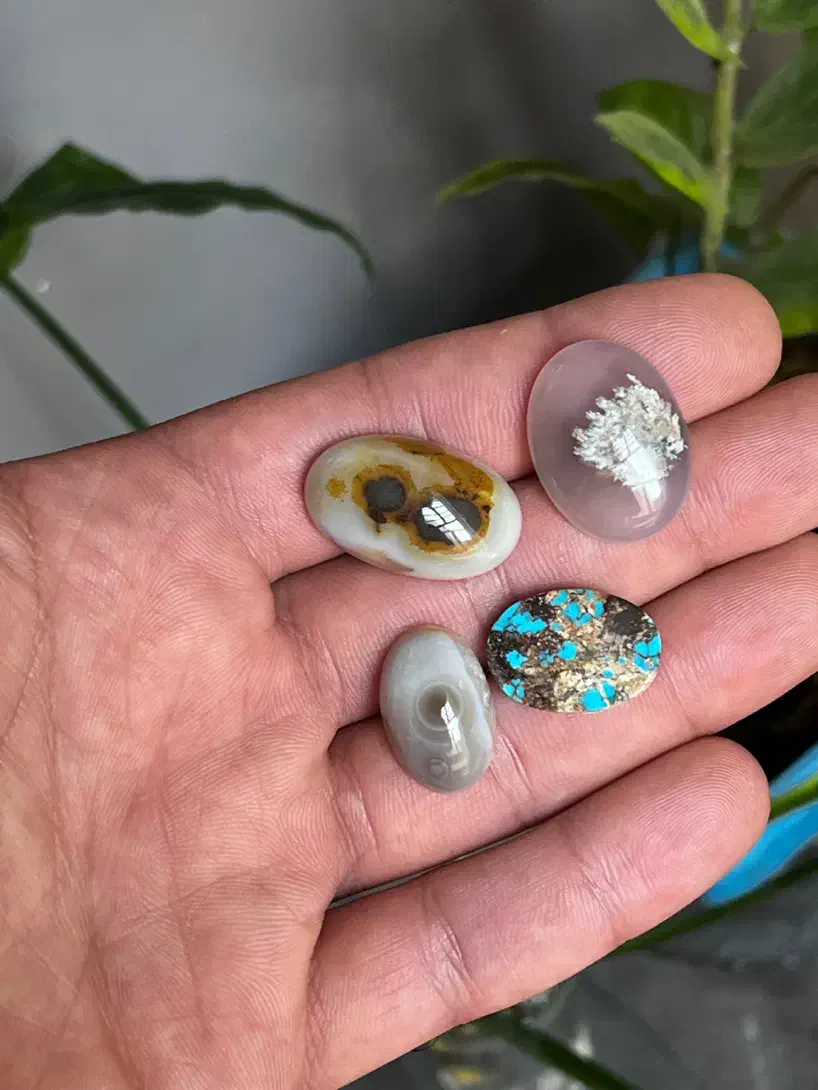 فروش ۴ عدد سنگ طبیعی|جواهرات|دهلران, |دیوار