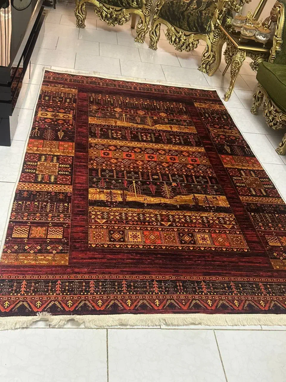 فرش چاپی ترمز دار یا فرشینه ۴ متری|فرش|تهران, ستارخان|دیوار