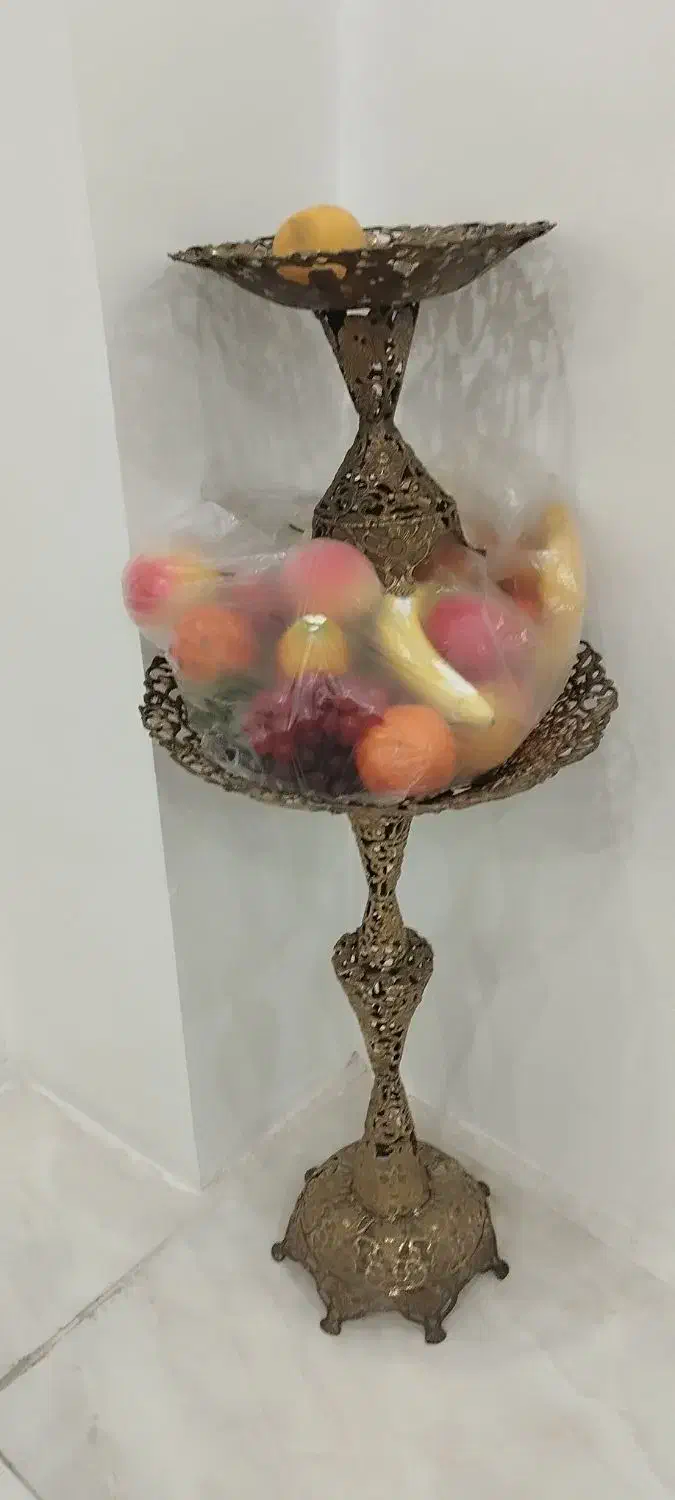 دو عدد جا میوه ای برنزی|صنایع دستی و سایر لوازم تزئینی|نسیم‌شهر, |دیوار