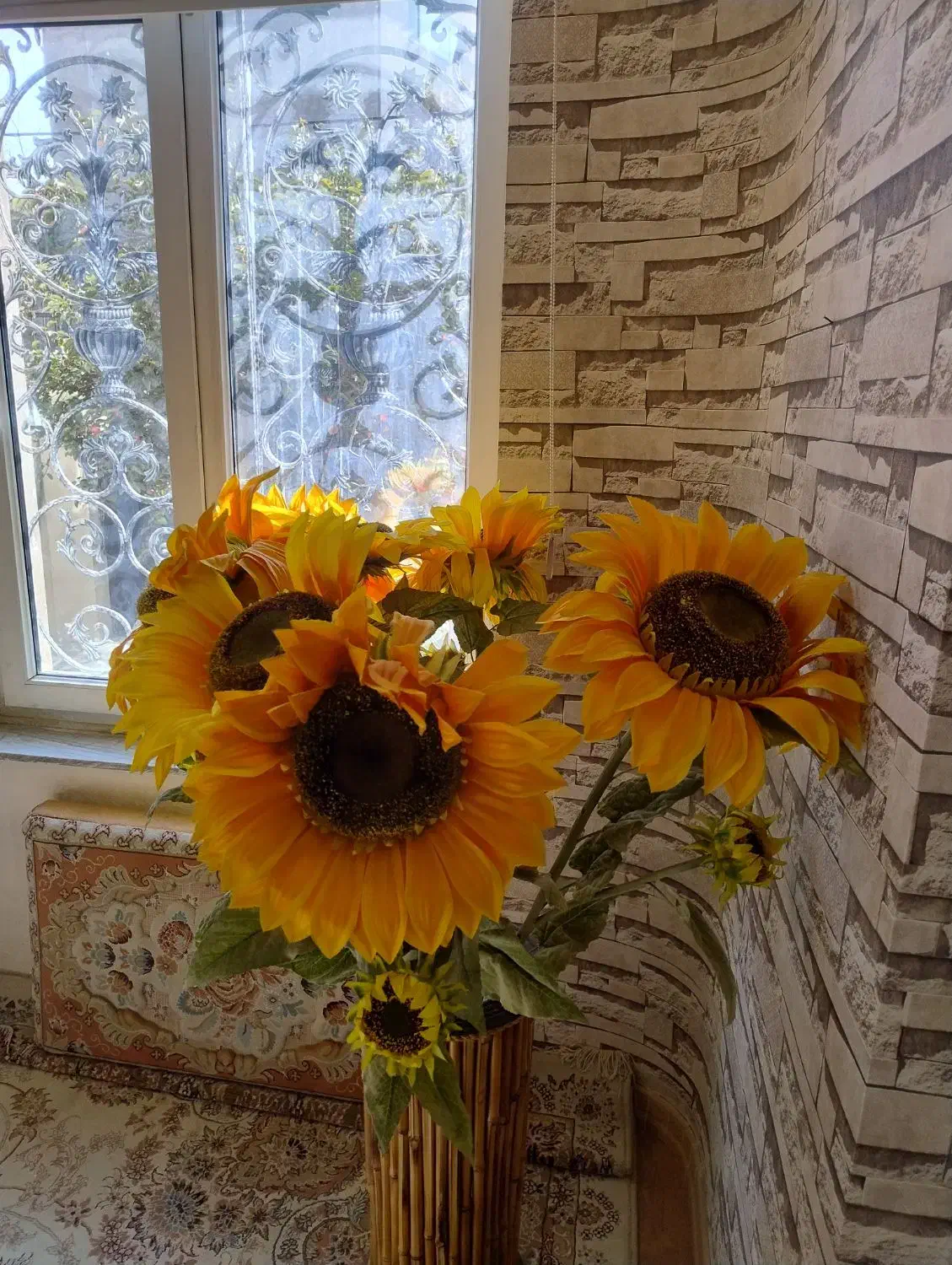 گل آفتابگردون|گل مصنوعی|کرمانشاه, |دیوار