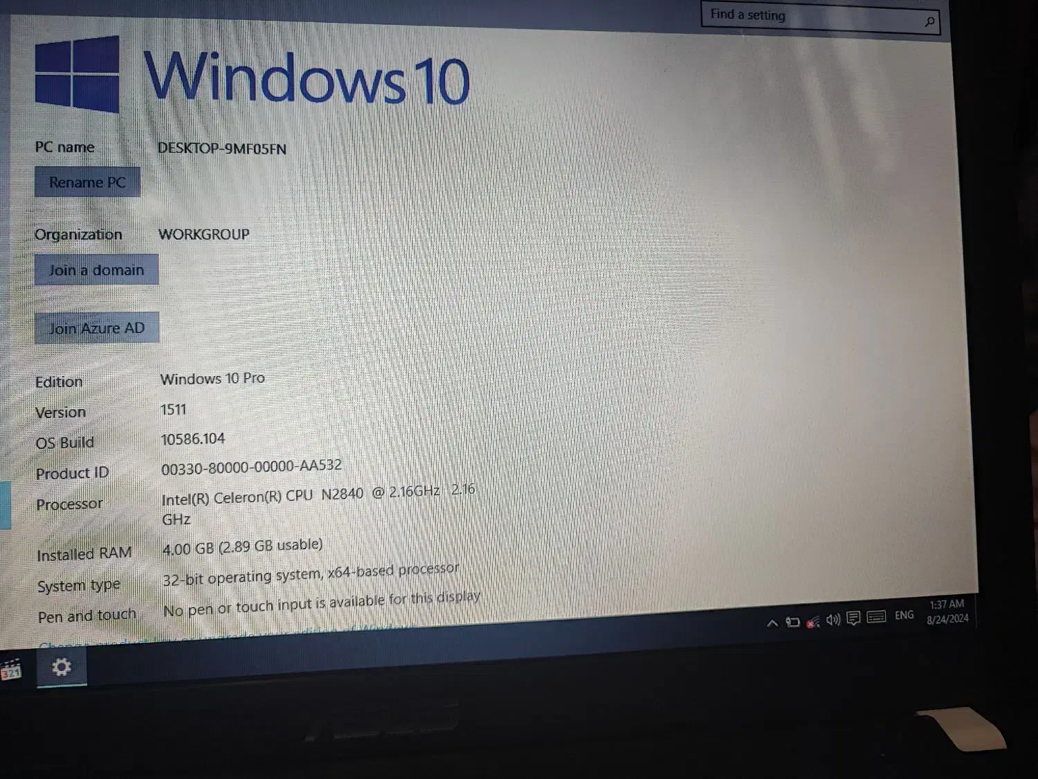 لبتاپ ایسوس|رایانه همراه|سراوان, |دیوار