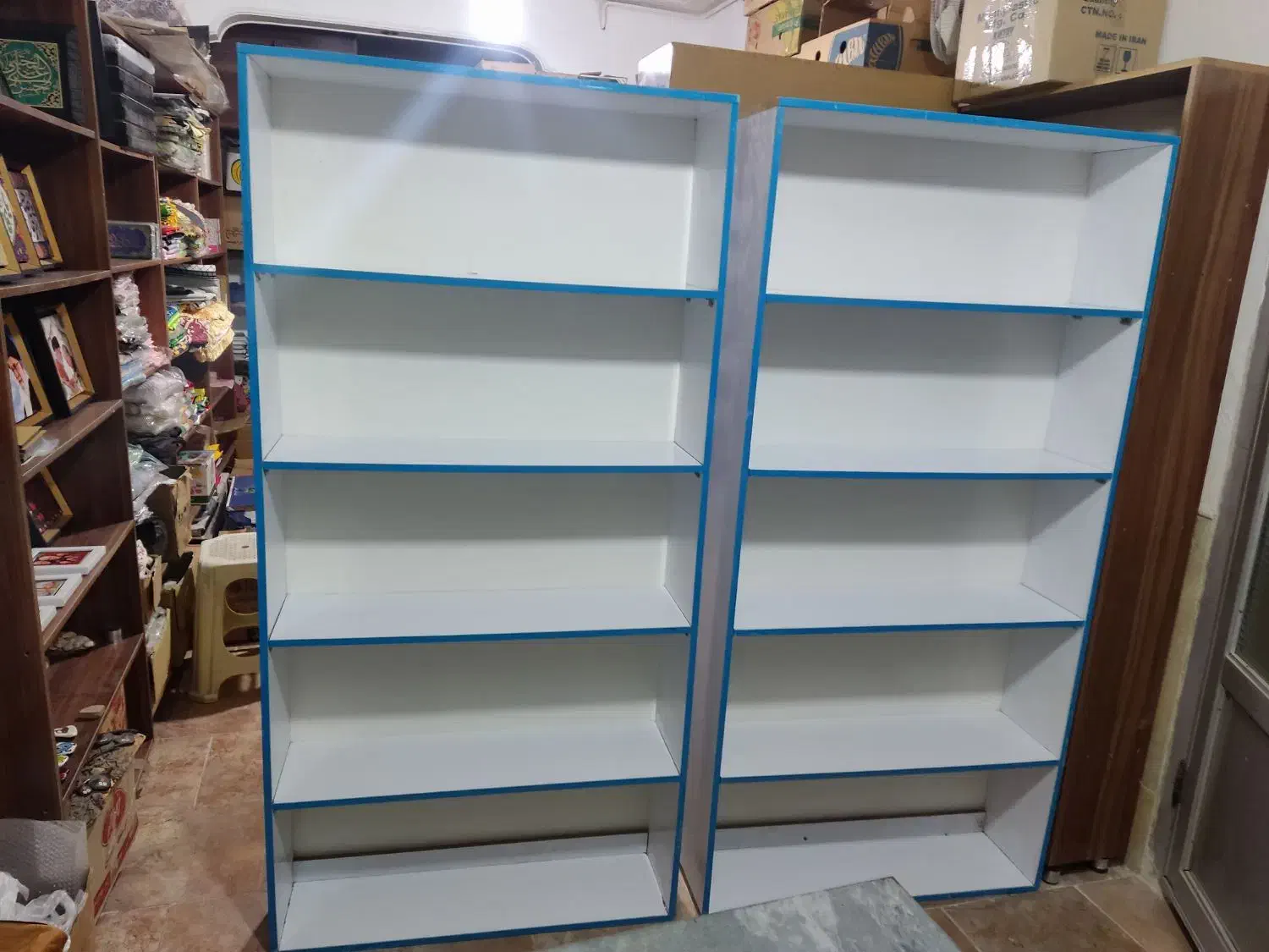 کتابخانه قفسه کمد ام دی اف|کتابخانه، شلف، قفسه‌های دیواری|قم, نیروگاه|دیوار