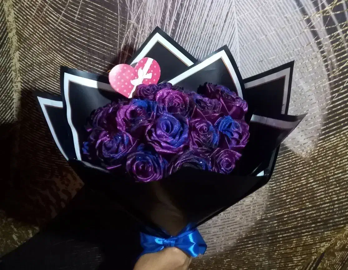 گل روبانی دست ساز|گل مصنوعی|نظرآباد, نظرآباد|دیوار