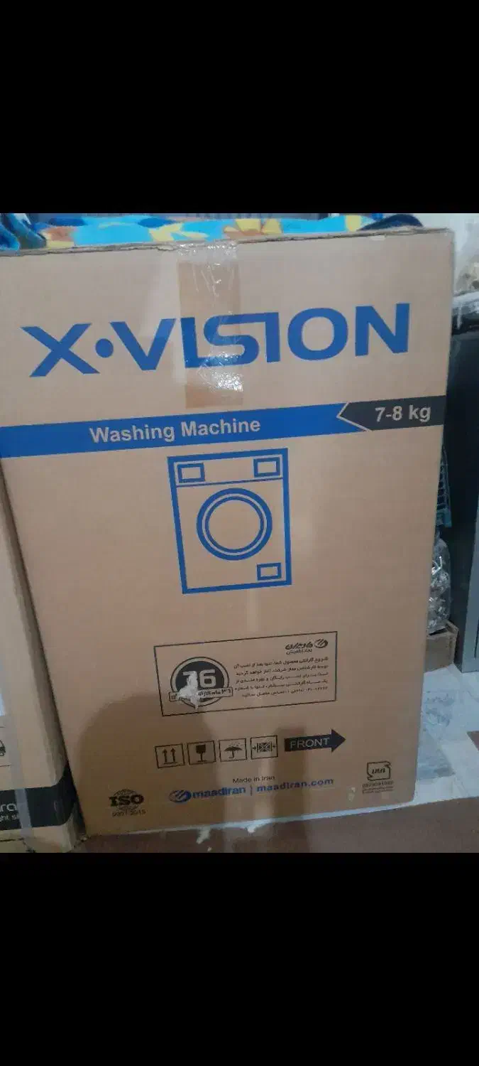 ماشین لباس شویی ایک ویژن ۸ کیلویی|ماشین لباسشویی و خشک‌کن لباس|الوند, |دیوار