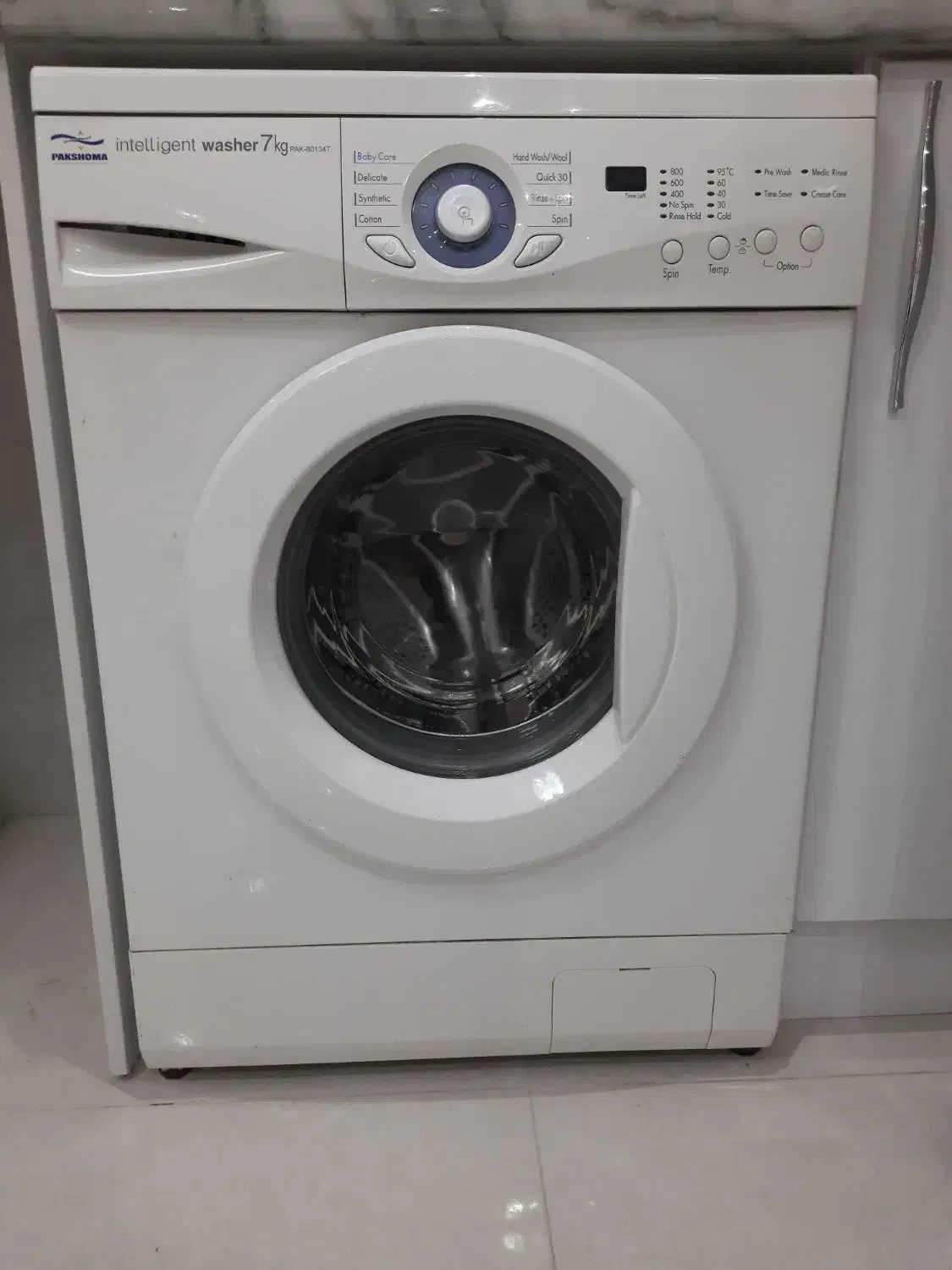ماشین لباسشویی پاکشوما ۷ کیلوی|ماشین لباسشویی و خشک‌کن لباس|رضوانشهر, |دیوار