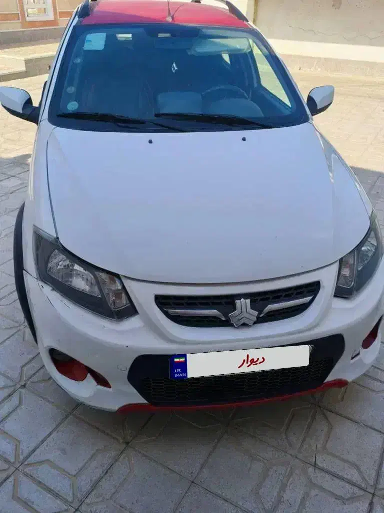 کوییک gxr 1400 سفید سقف قرمز|خودرو سواری و وانت|لامرد, |دیوار