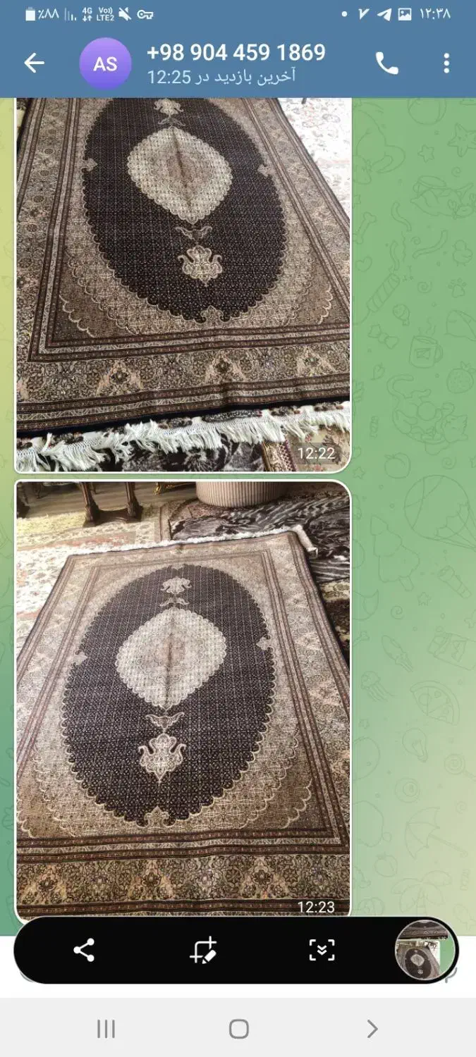 یک تخته 6 متری ماهی دستباف|فرش|تبریز, |دیوار