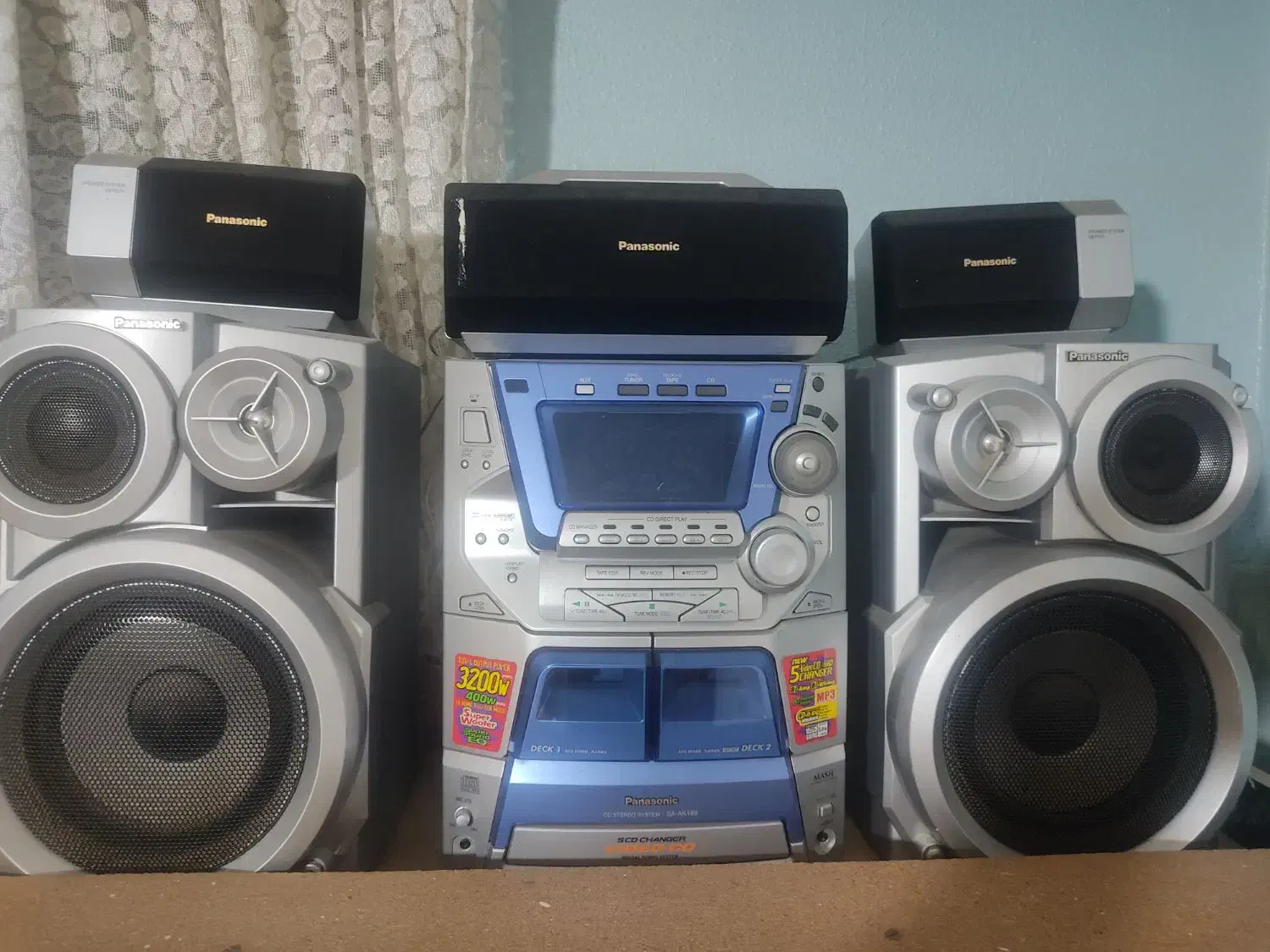 ظبط پاناسونیک|سیستم صوتی خانگی|شاهینشهر, فدک|دیوار