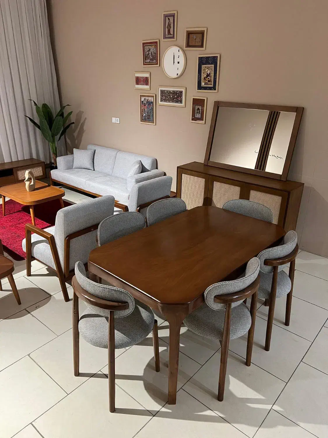 غذاخوری - ناهارخوری - مدل مونیکا|میز و صندلی غذاخوری|رشت, گلسار|دیوار