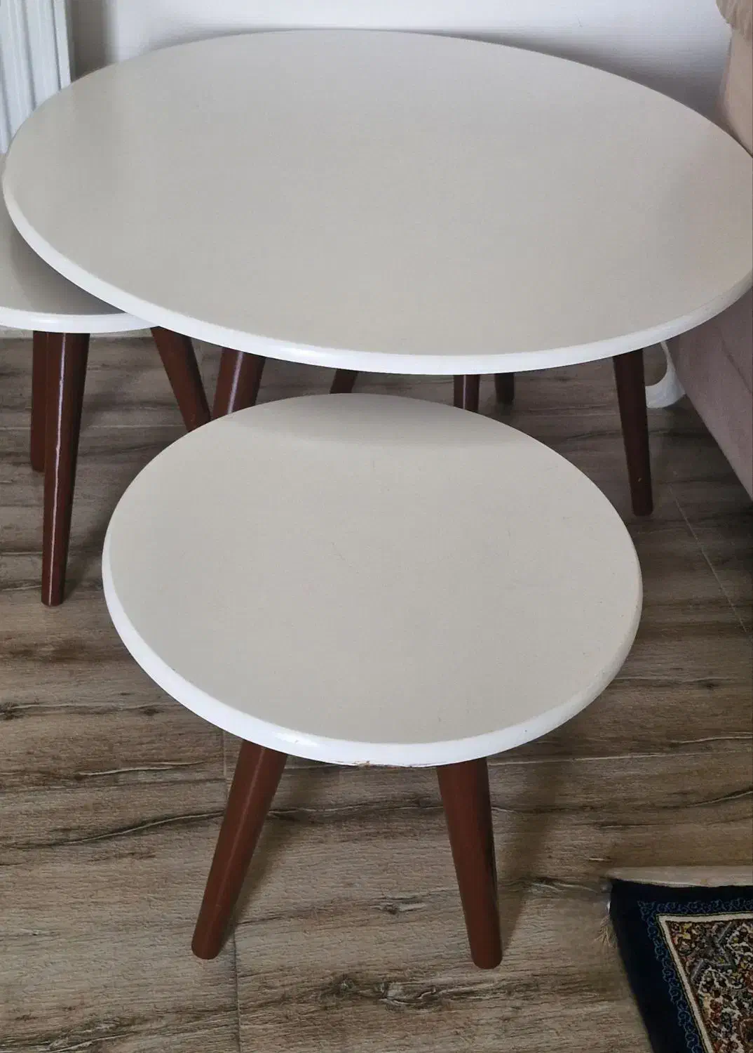 مبل راحتی قایقی ۷ نفره با جلو مبلی و عسلی در حد نو|مبلمان خانگی و میز عسلی|صائین قلعه, |دیوار