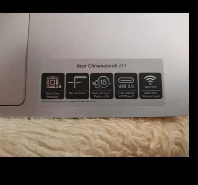 لپ تاب acer chromebook 314 معاوضه هم میکنم|رایانه همراه|اسلامشهر, شهرک قائمیه|دیوار