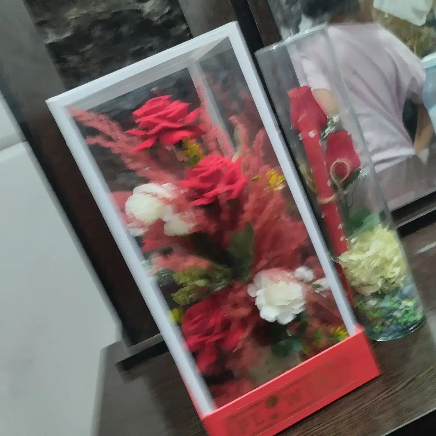 گل شیشه ای|گل مصنوعی|قم, ولیعصر|دیوار