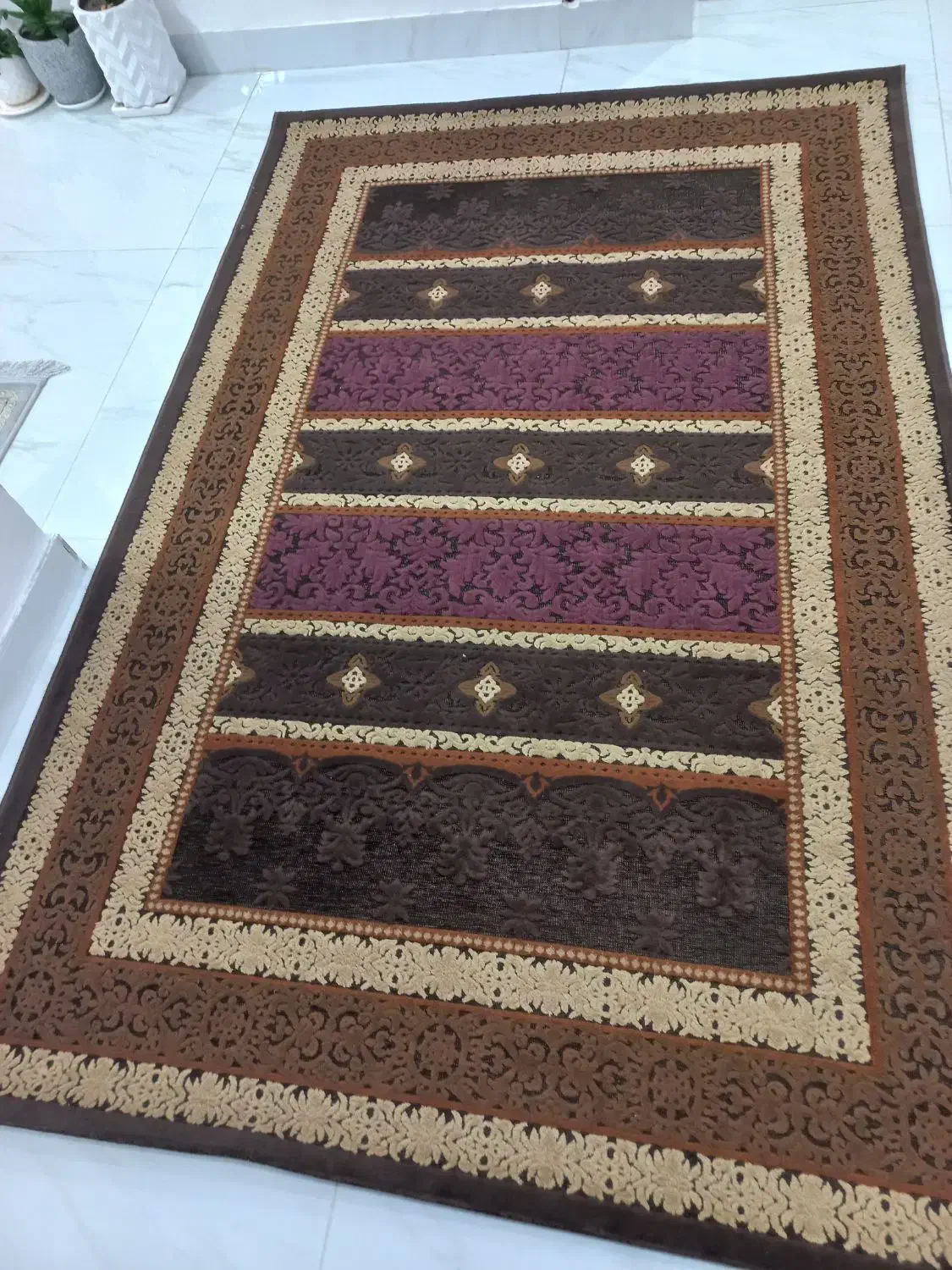 گلیم فرش در حد نو|گلیم، جاجیم، گبه|قروه, |دیوار