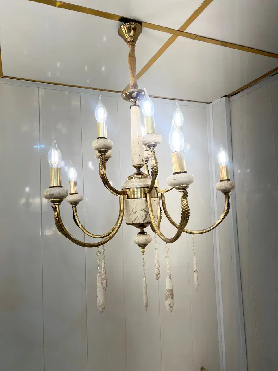 کارگاه تولید لوستر لاوین مدل ویشکا گارانتی ۱۰ ساله|لوستر و چراغ آویز|کرج, حصارک بالا|دیوار