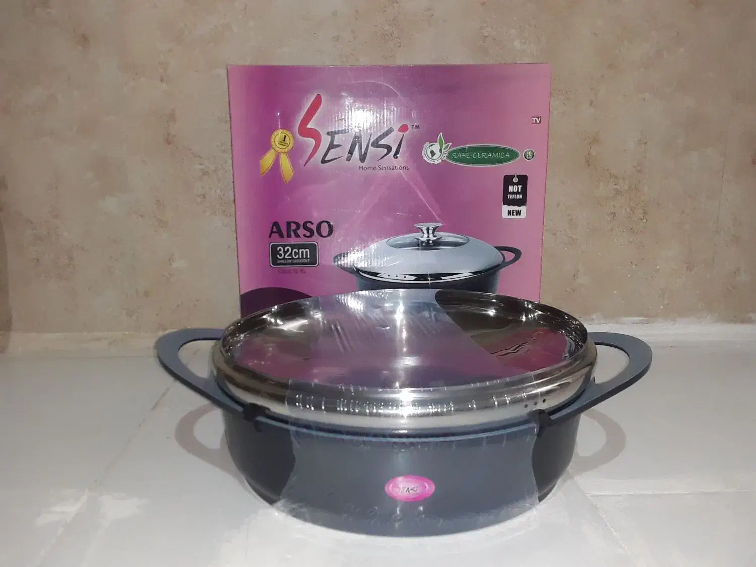 ماهیتابه ایتالیایی سرامیکی|ظروف پختوپز|چهارباغ, |دیوار