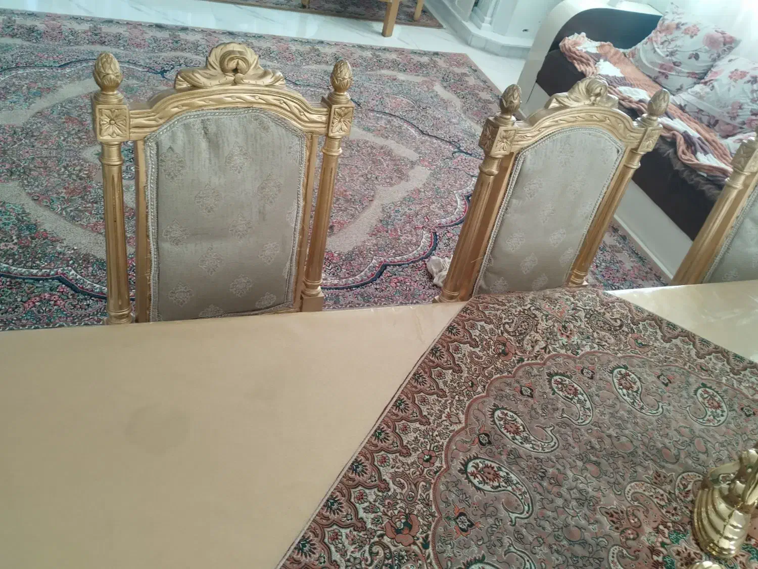 سرویس غذاخوری 8نفره و مبل استیل 7نفره|مبلمان خانگی و میز عسلی|چناران, |دیوار