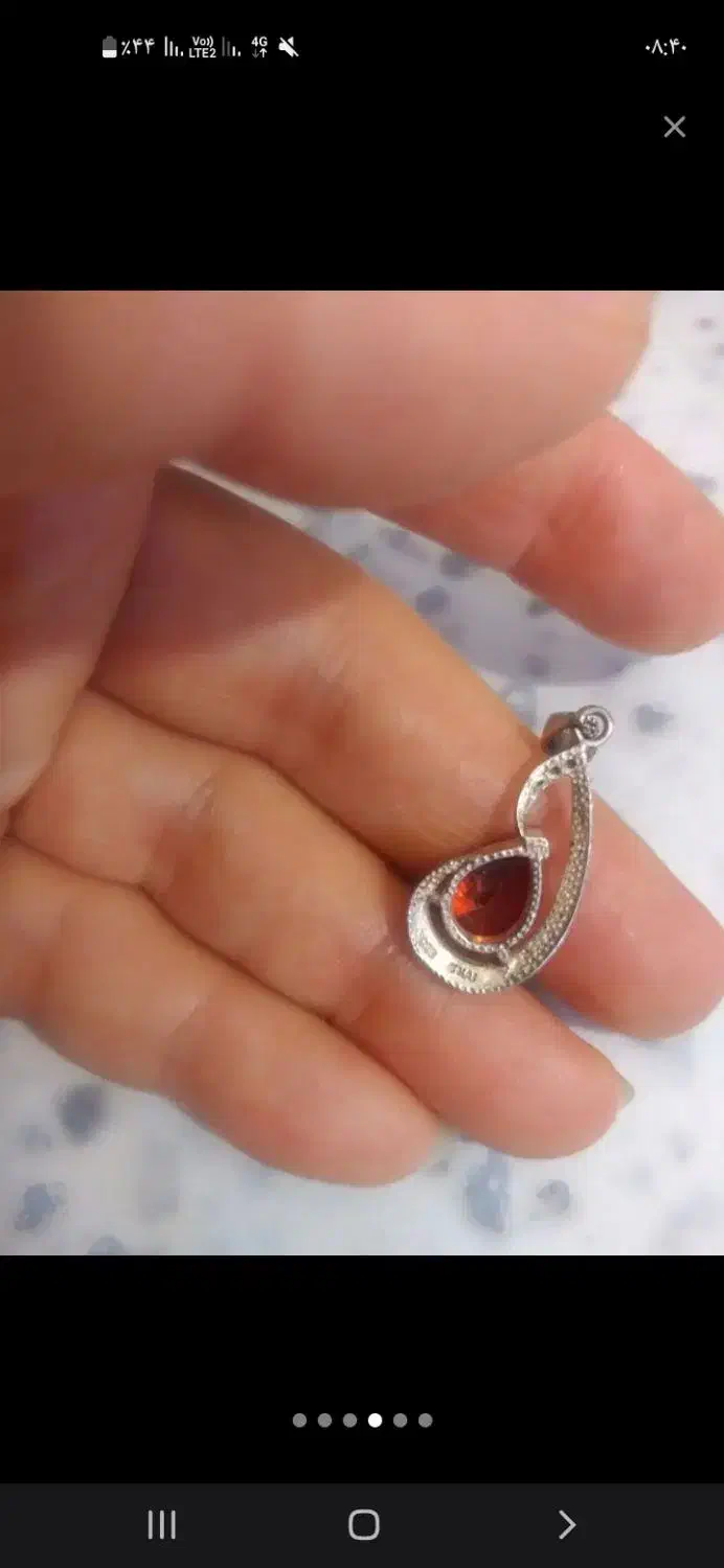 آویز نقره در حد نو|جواهرات|اهواز, نادری|دیوار