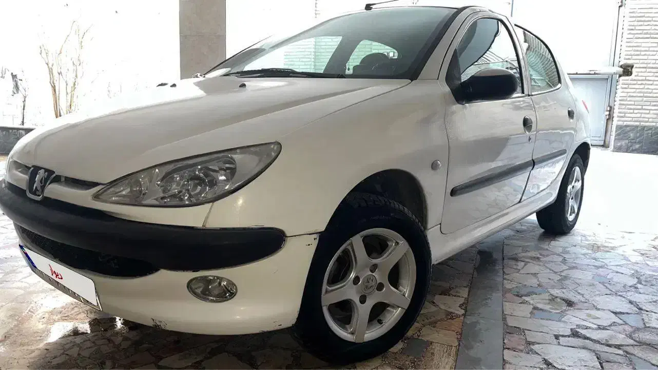 ۲۰۶ سفید مدل ۸۱|خودرو سواری و وانت|دامغان, |دیوار