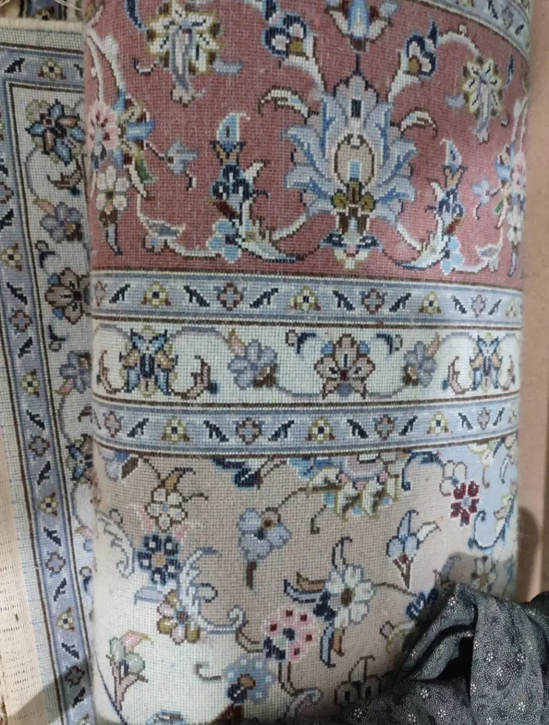 فرش دستباف ۹ متزی کرم|فرش|کاشان, بازار کاشان|دیوار