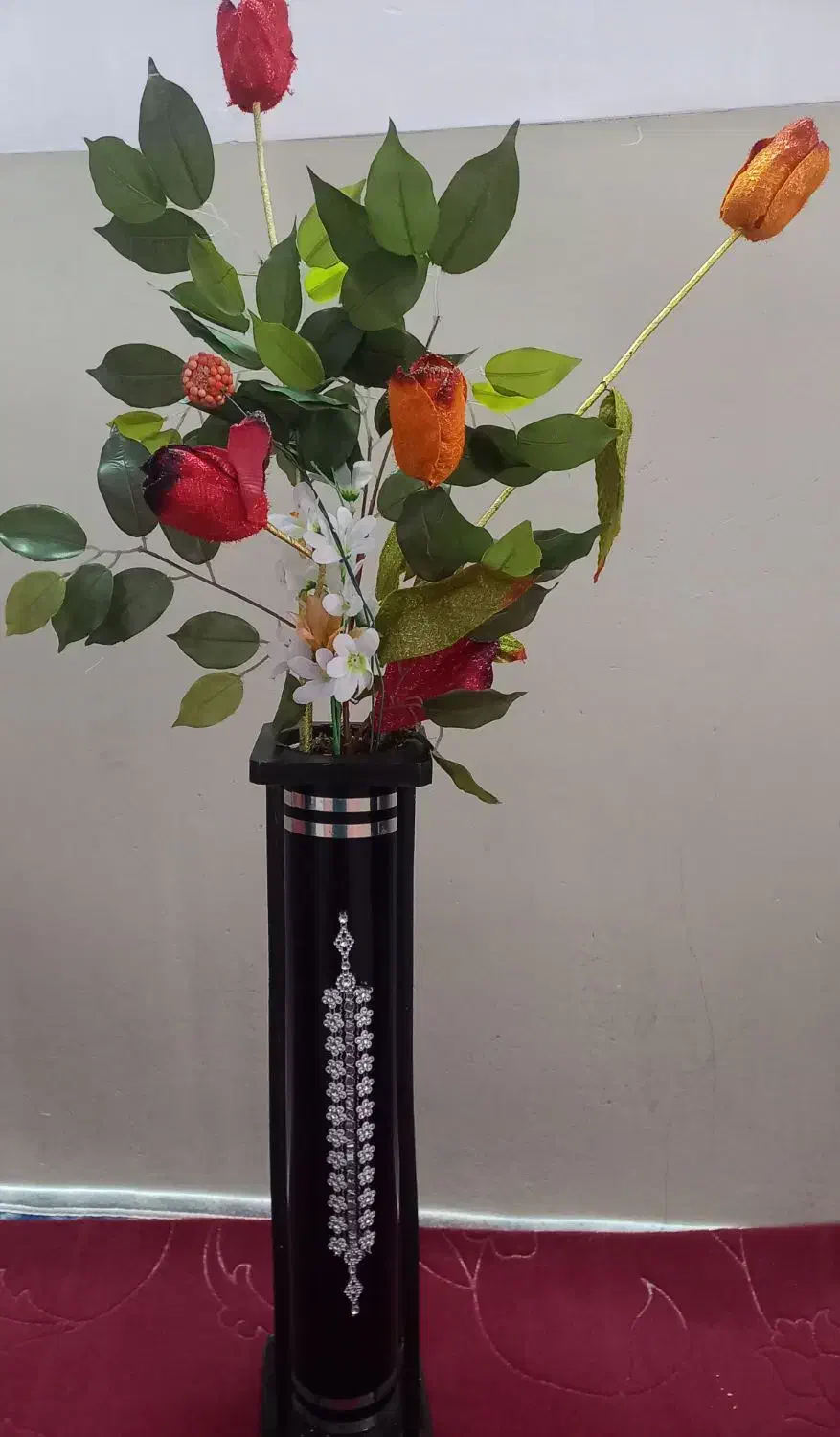 دوعدد گل شیک با گلدان|حراج|بناب, |دیوار