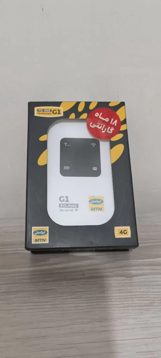 مودم جیبی ایرانسل مدل FDM40 G1 نو اکبند زیر قیمت|مودم و تجهیزات شبکه|پاکدشت, پاکدشت (مامازند)|دیوار