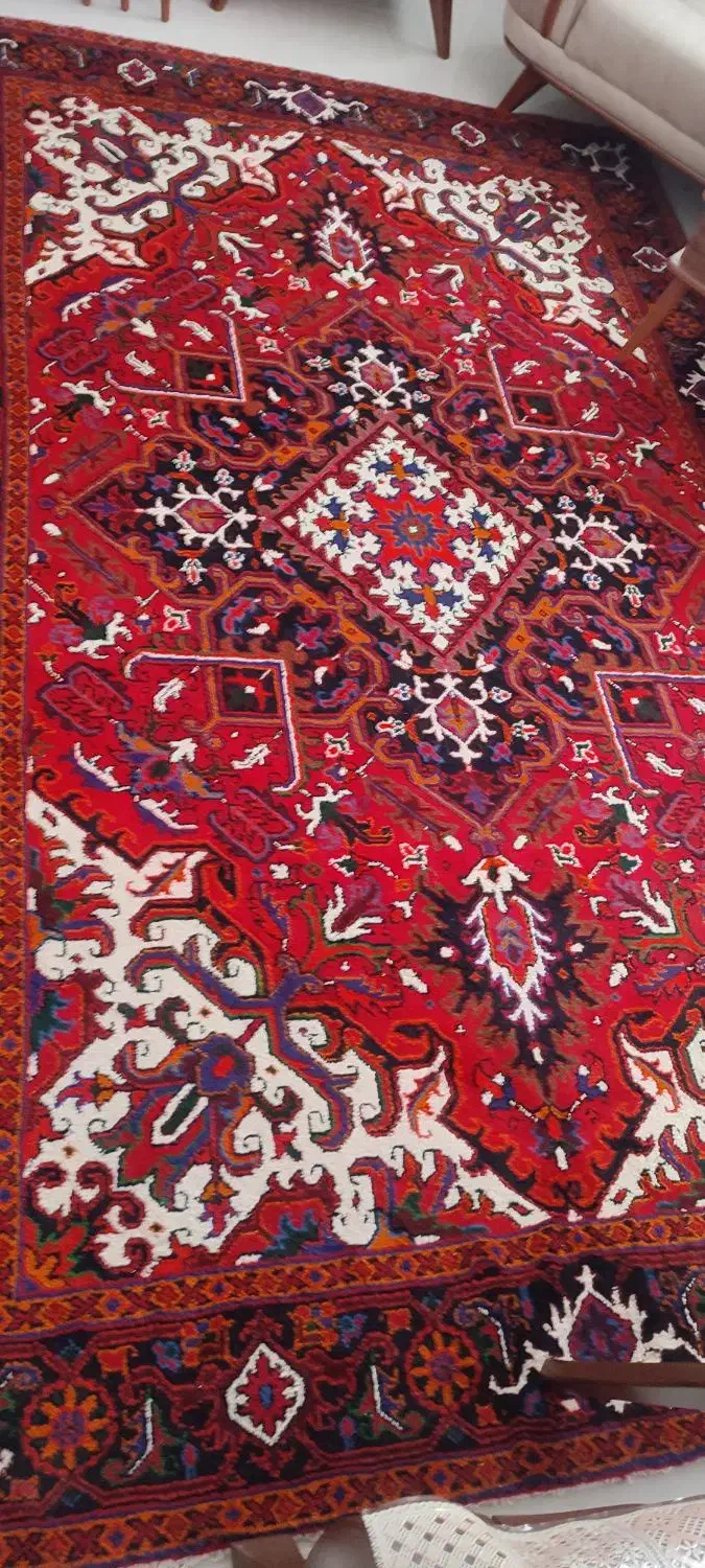 یک جفت فرش دست بافت شش متری شربیان|فرش|ایلخچی, |دیوار