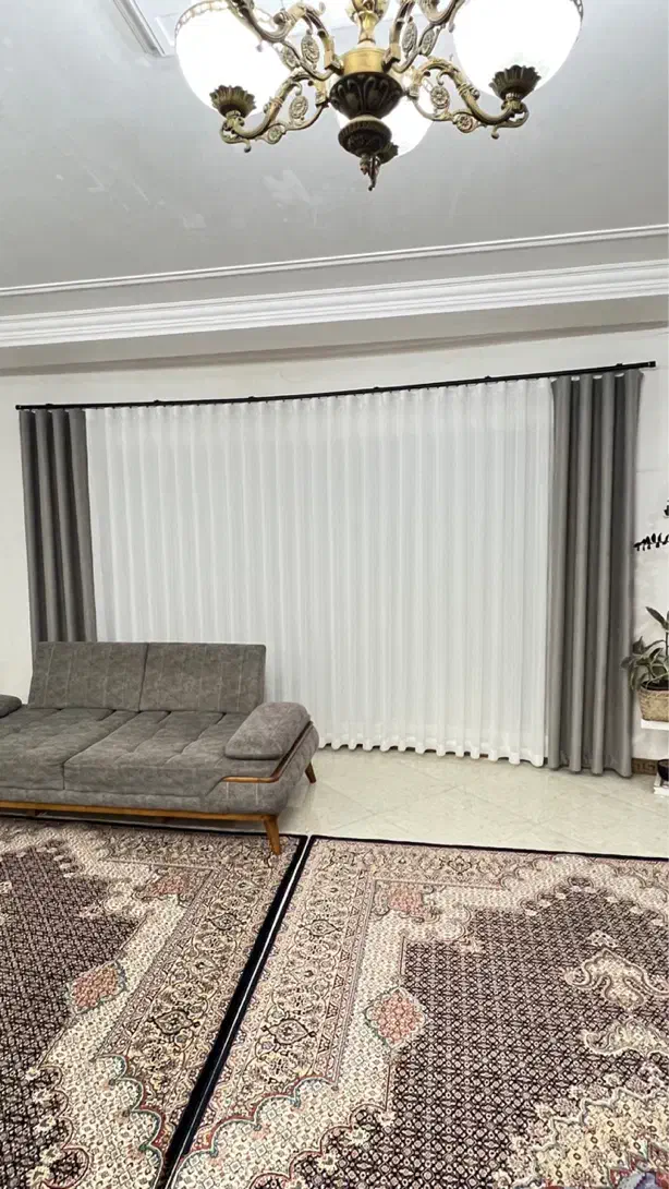 پرده آماده مینیمال ترک و پانچی|پرده، رانر، رومیزی|فریدون‌کنار, |دیوار