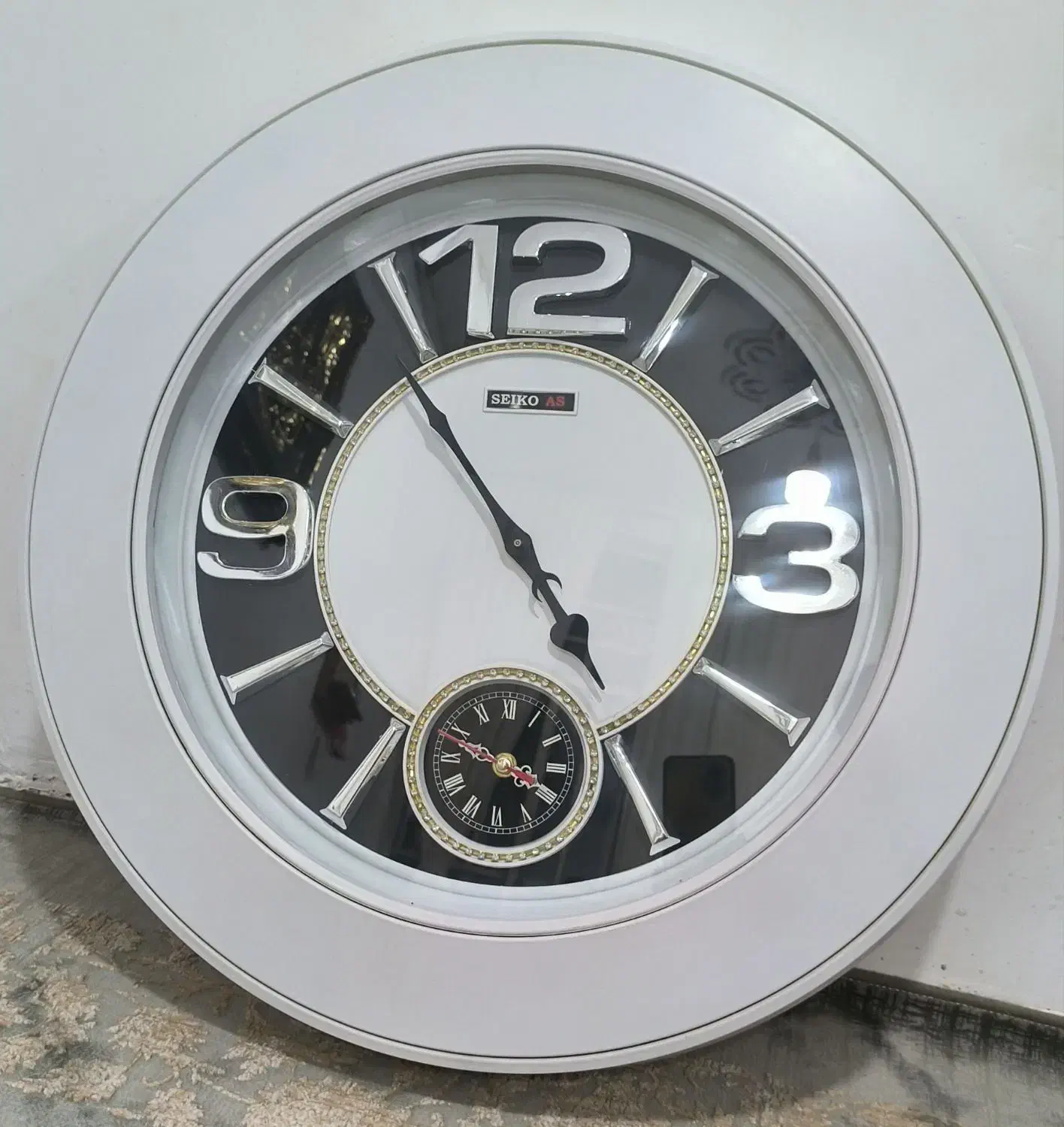 ساعت دیواری دو موتوره|ساعت دیواری و تزئینی|خرمآباد, |دیوار