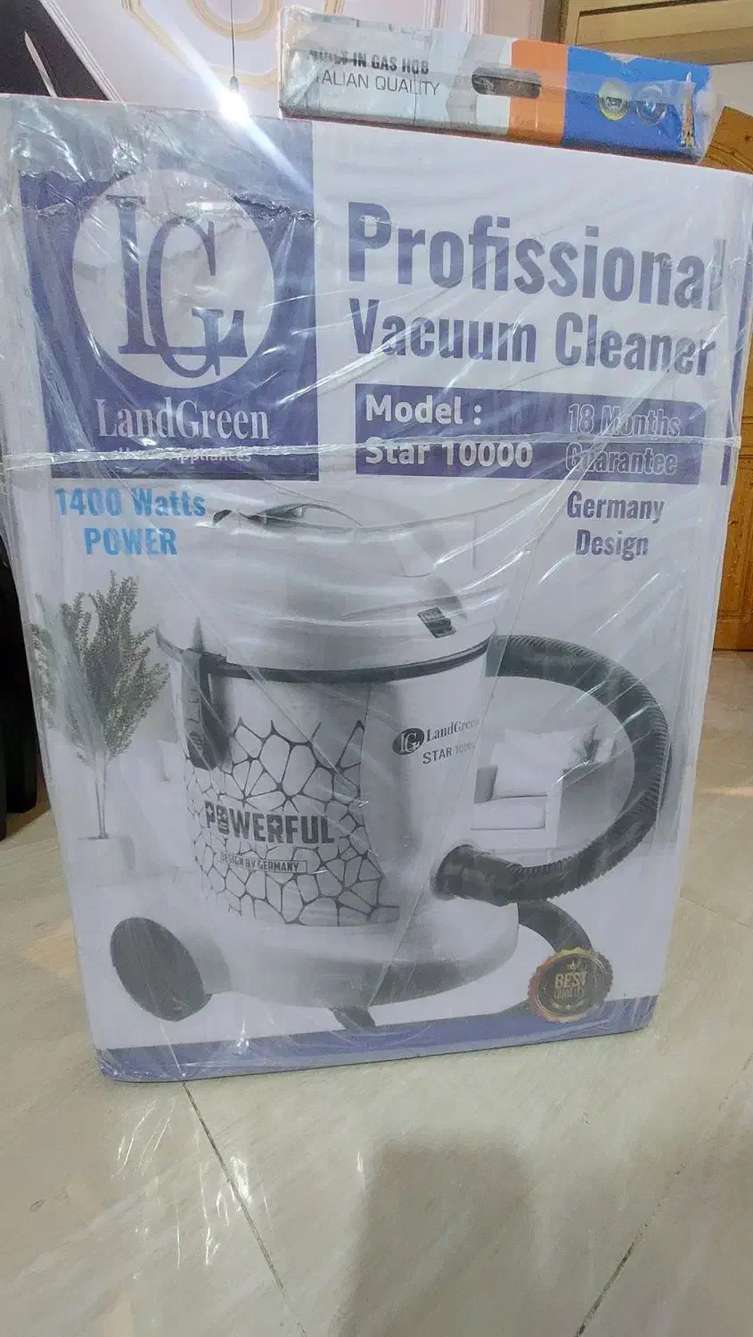 جارو برقی سطلی پروفشنال گرین لند مدل 10000star|جاروبرقی، جارو شارژی، بخارشو|چالوس, |دیوار