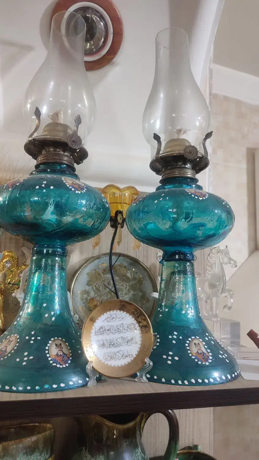 چراغ روشنایی|کلکسیون اشیاء عتیقه|خمین, |دیوار