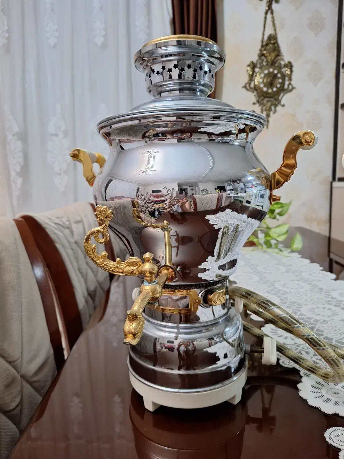سماور تمیز در حد نو|سماور، چای‌ساز، قهوه‌ساز|اندیشه, شهرک کوثر|دیوار