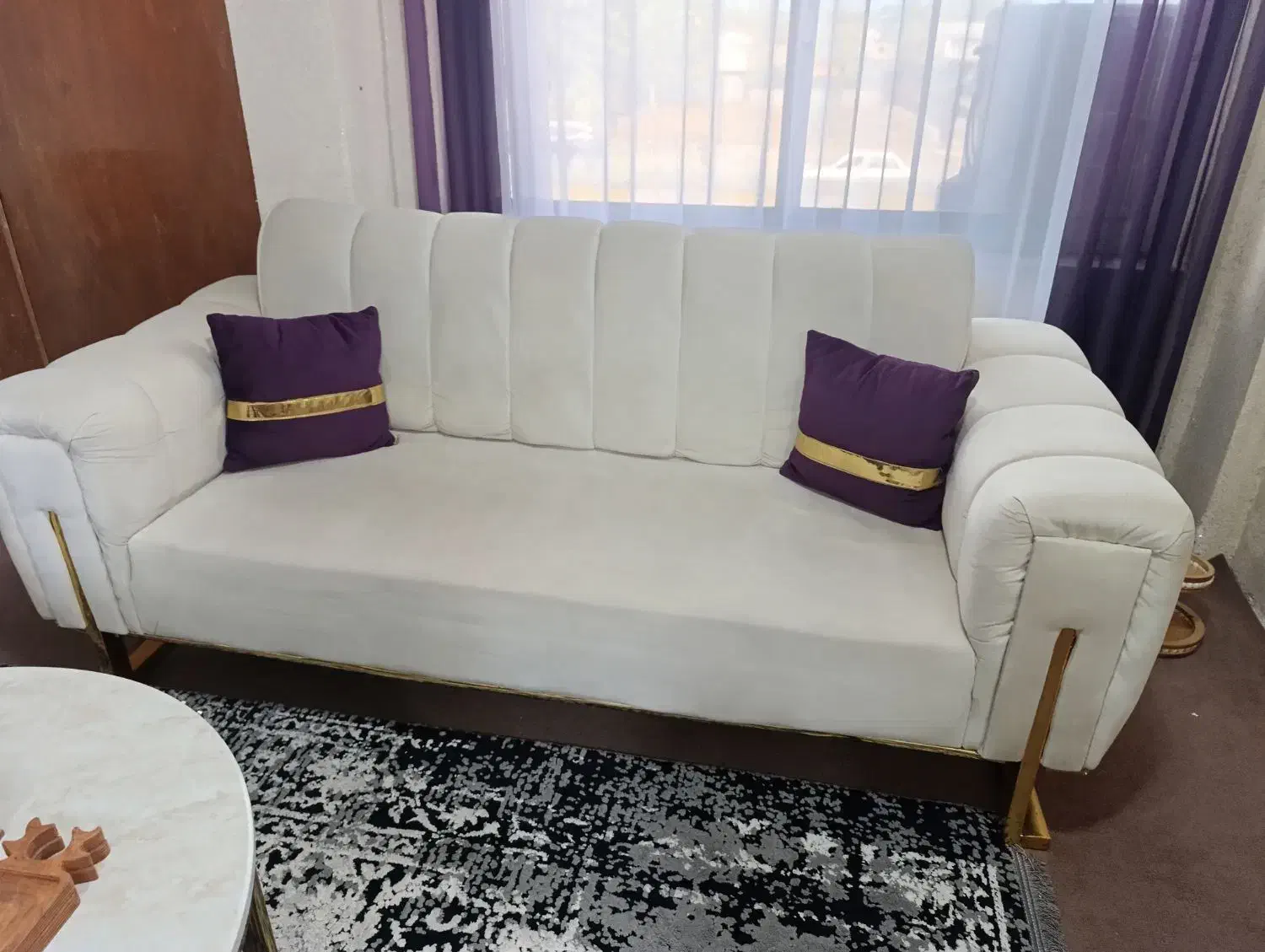 مبل مدل صدفی ۷نفره|مبلمان خانگی و میز عسلی|رودسر, |دیوار