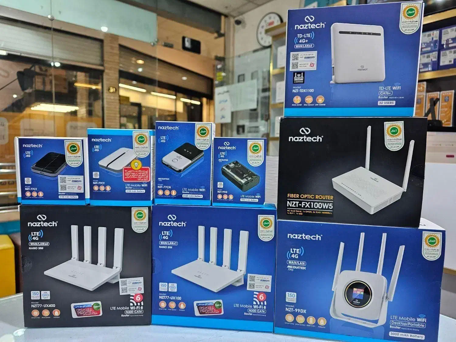 نمایندگی رسمی مودم مبین نت ایرانسل نزتک TDLTE 4.5G|مودم و تجهیزات شبکه|کرج, گلشهر|دیوار