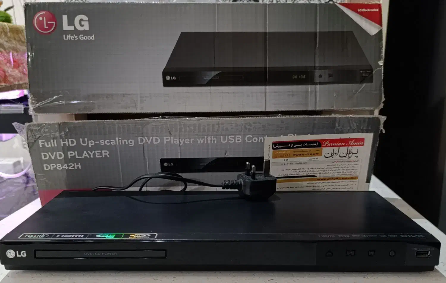 دستگاه دی وی دی ال جی|پخشکننده DVD و ویدیو|تهران, یاخجی آباد|دیوار