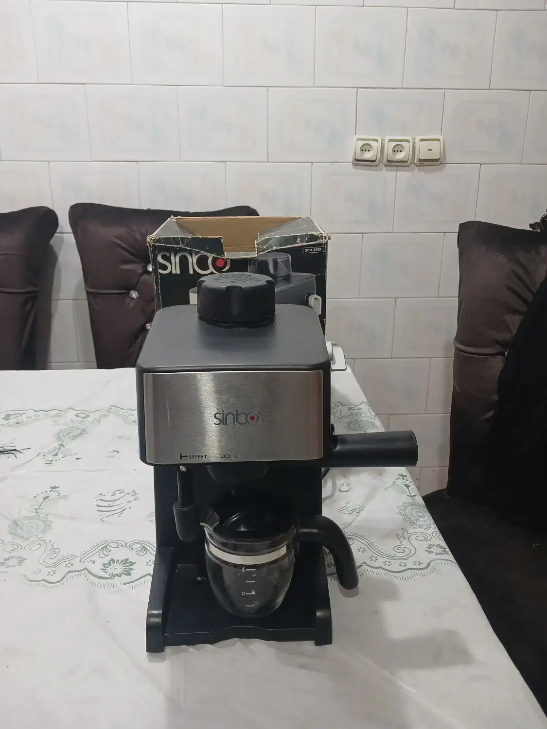 قهوه ساز در حد نو|سماور، چای‌ساز، قهوه‌ساز|دوگنبدان, |دیوار