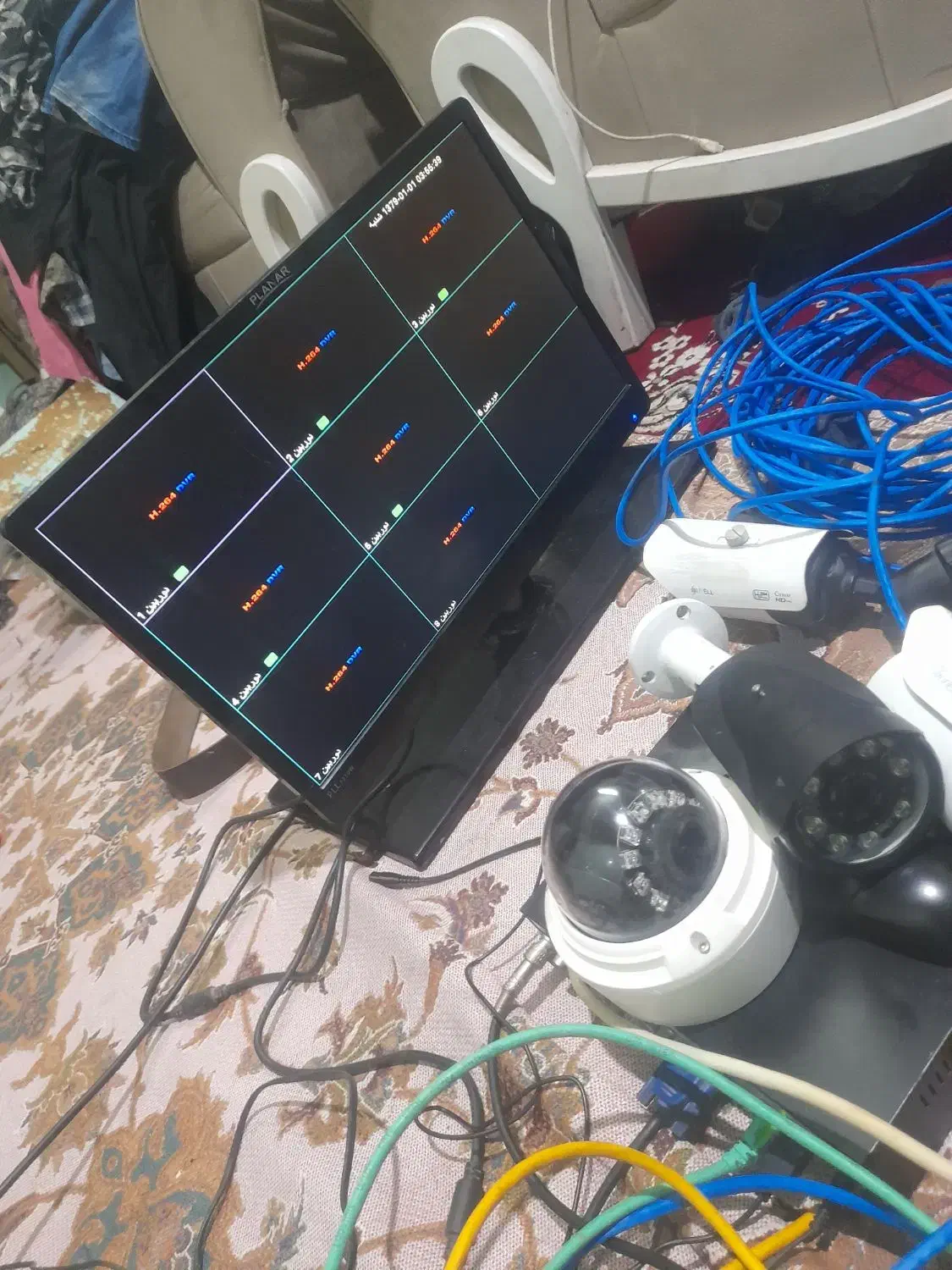 پکیچ دوربین هشت کاناله با 6دوربین حرفه ای|دوربین مداربسته|شوشتر, |دیوار