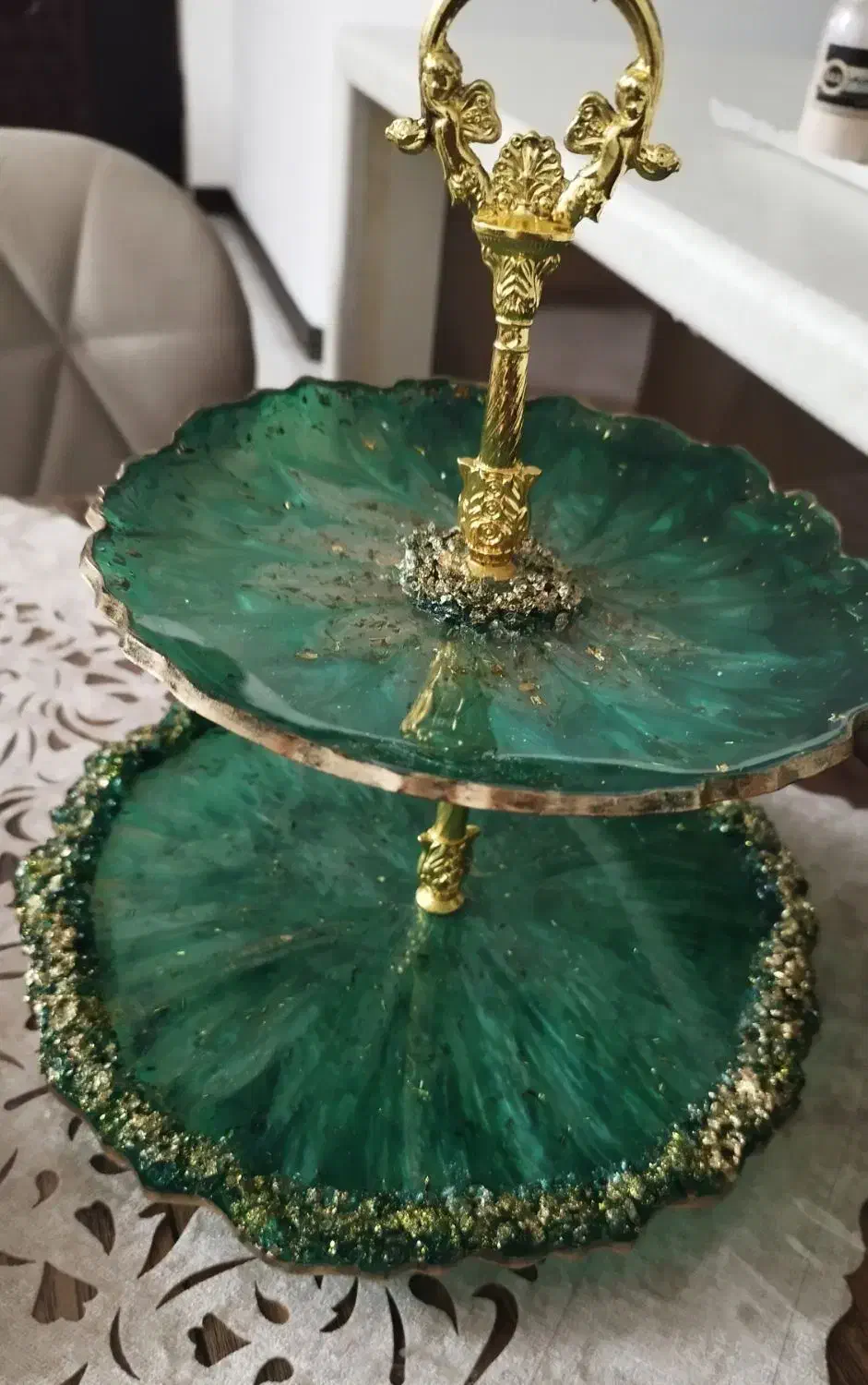 ست پذیرایی شیک رزینی|ظروف سرو و پذیرایی|آمل, |دیوار