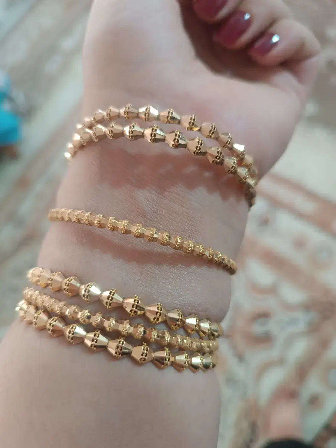 فروش فوری 7عدد النگو شماره 3|جواهرات|یاسوج, |دیوار