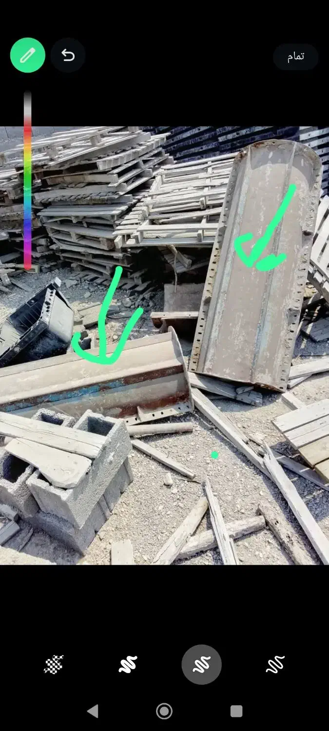 قالب گرد ۵۰در ۵۰ باپل ۹۰ »۹۰«۳۳ ستون ریز|عمده‌فروشی|بندر کنگان, |دیوار