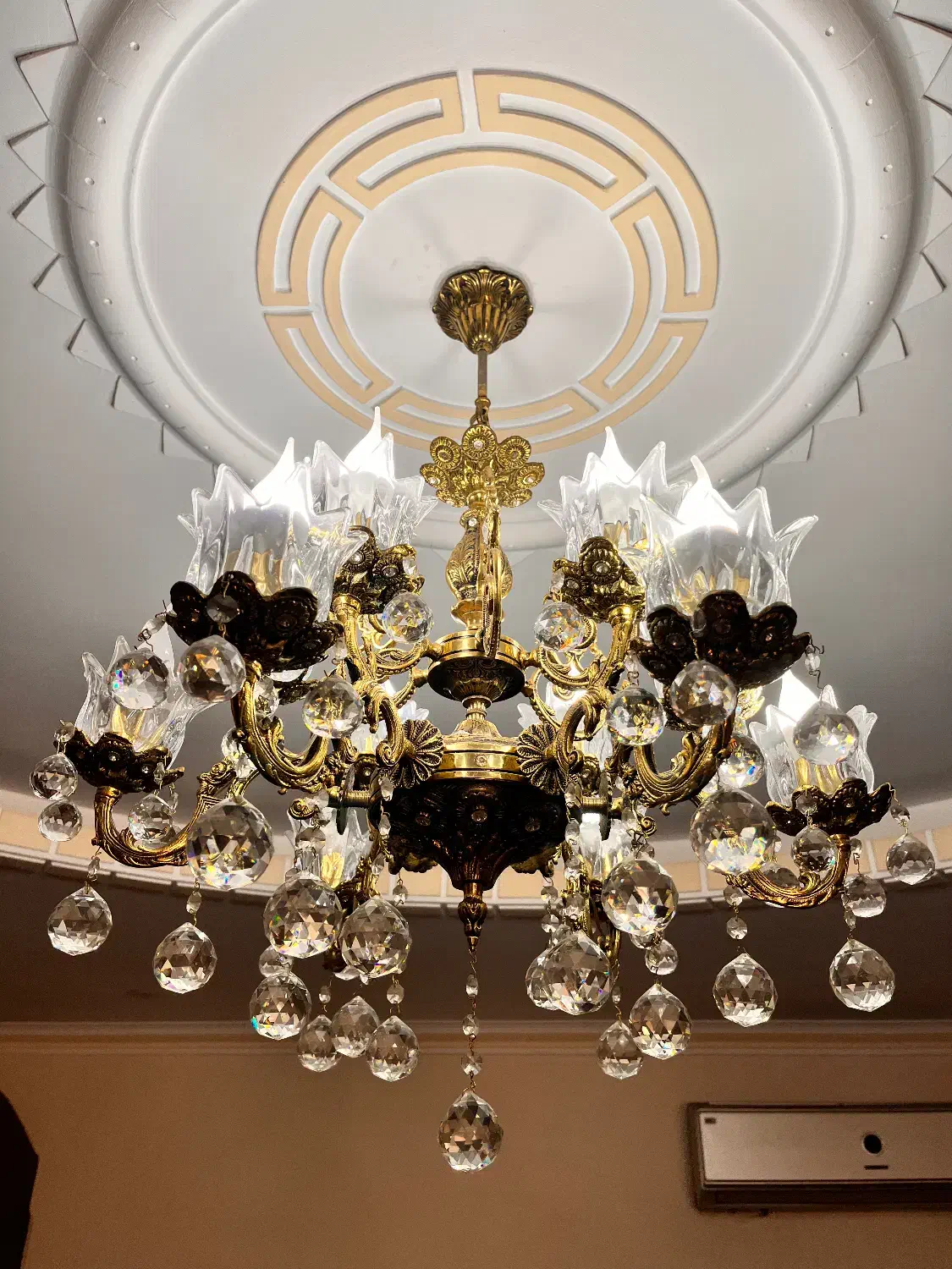 لوستر برنز|لوستر و چراغ آویز|تهران, منیریه|دیوار