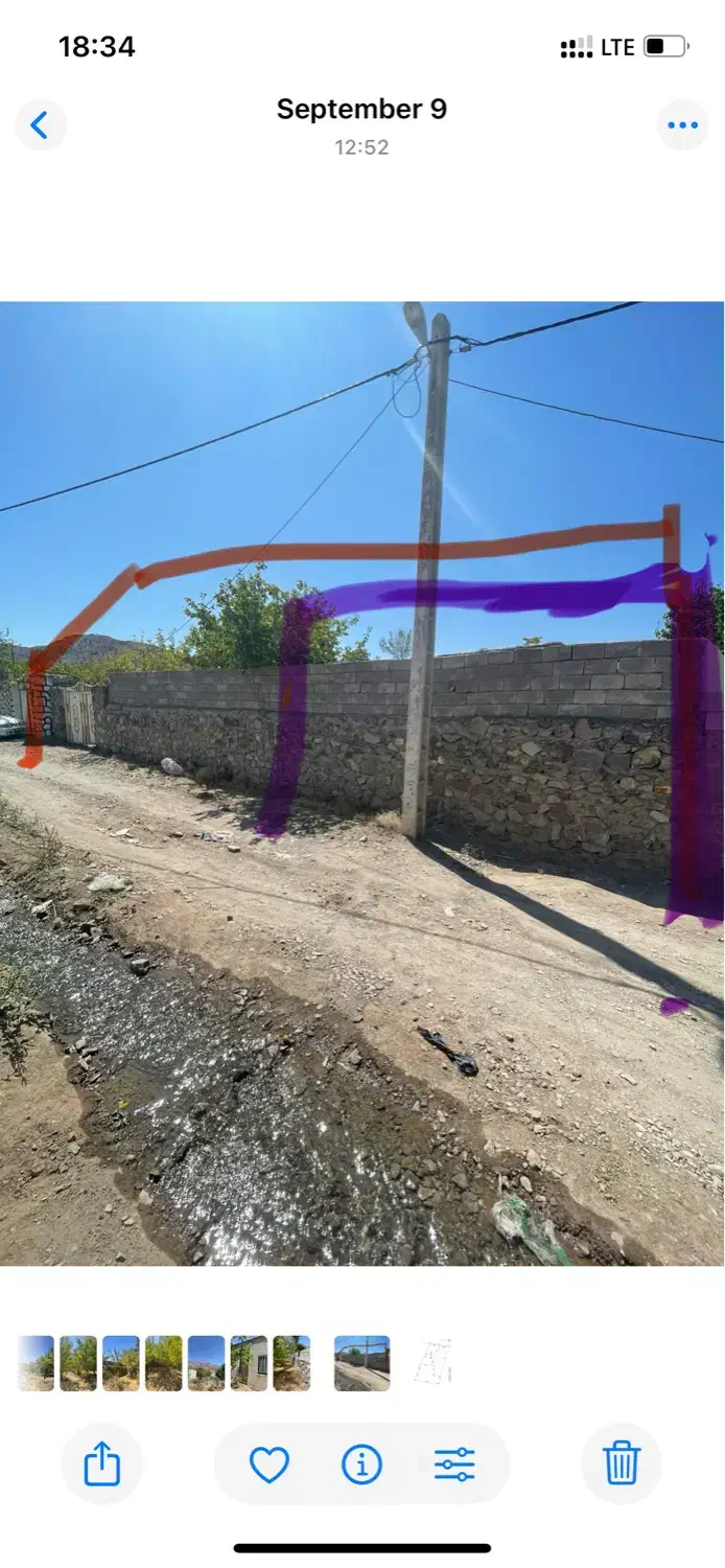 زمین و خونه اسکلت فلزی پروانه وسند تک برگ|فروش زمین و ملک کلنگی|دهبکری, |دیوار