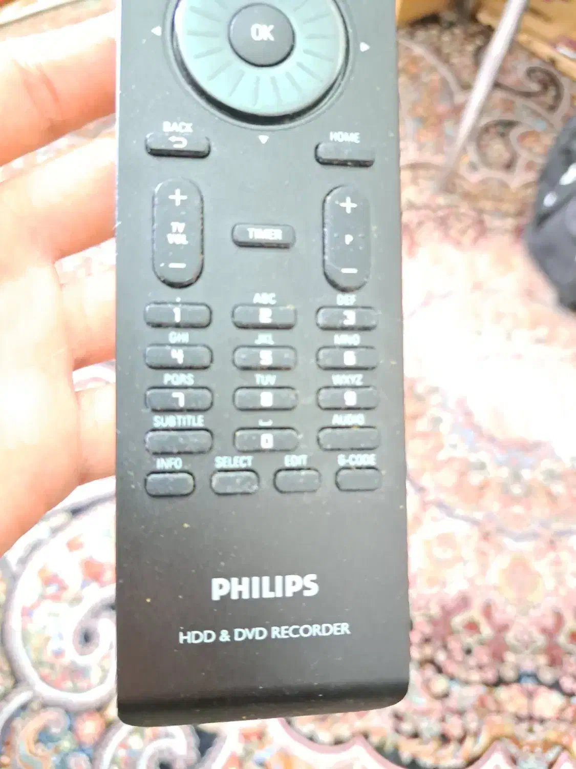 یک عدد کنترل dvd رکوردر فیلیپس نو|پخش‌کننده DVD و ویدیو|شیراز, معالی‌آباد|دیوار